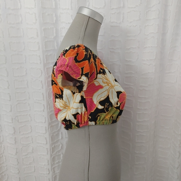 ARITZIA Wilfred Floral Crop Top Size XS - Picture 6 of 12